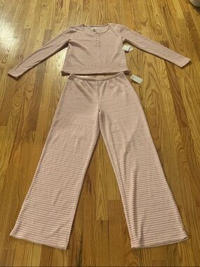 Abound Striped Soft Pajama Set